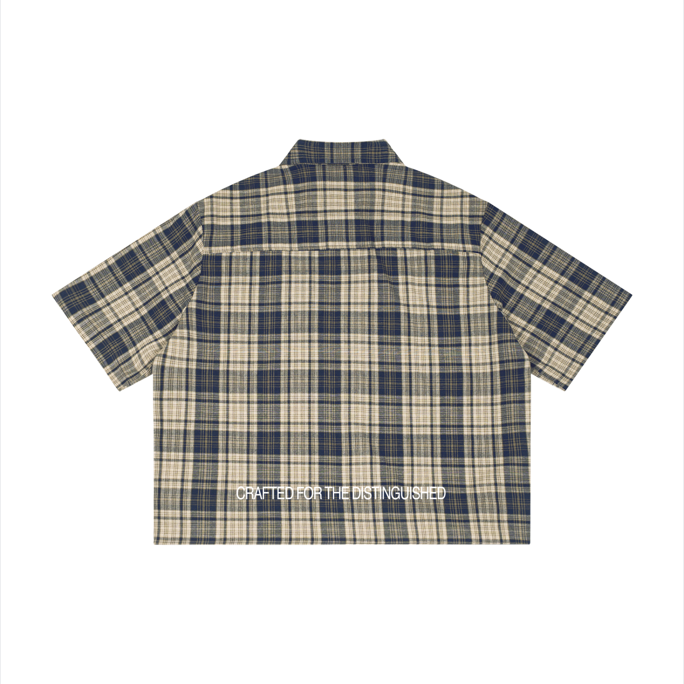 Svelte Plaid Boxy Short Sleeve Shirt