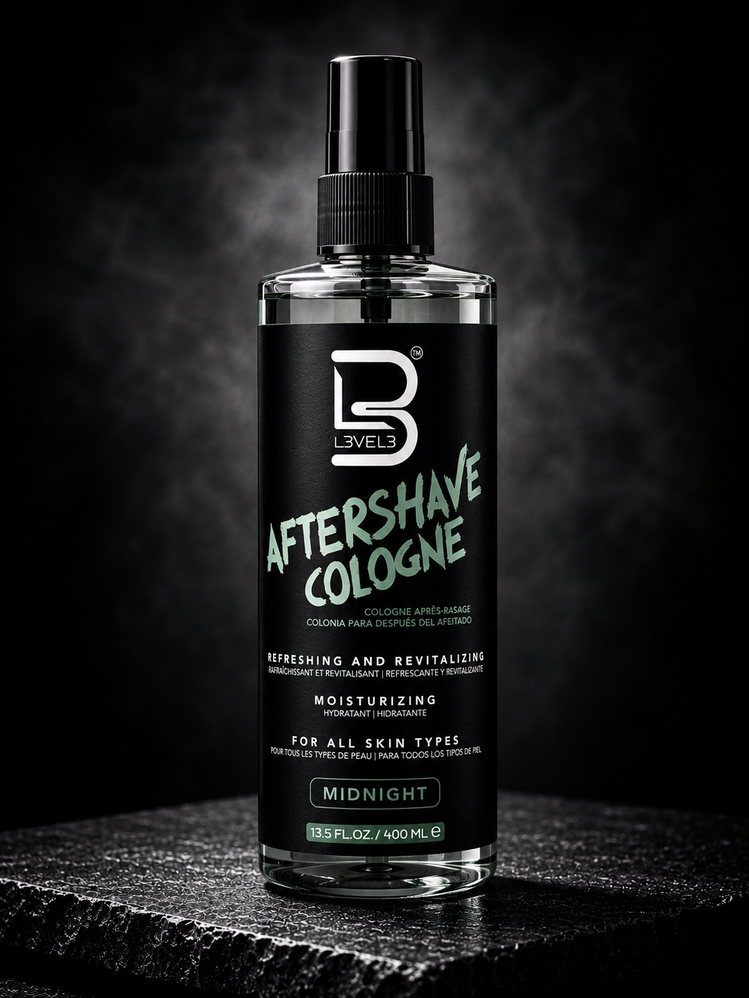 Level 3 Aftershave Cologne Midnight 400ml