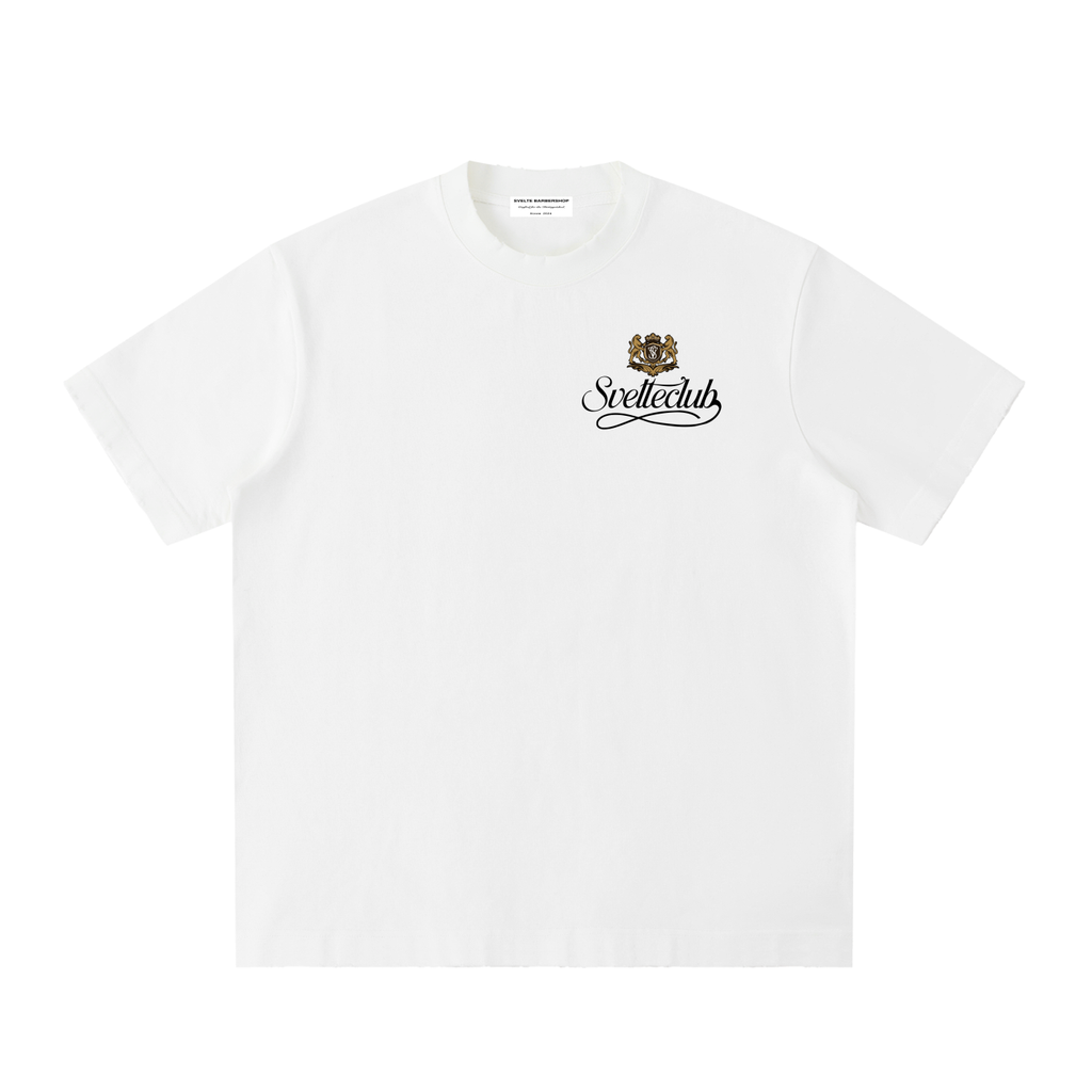 Svelte Heavyweight Vintage Washed Frayed T-Shirt