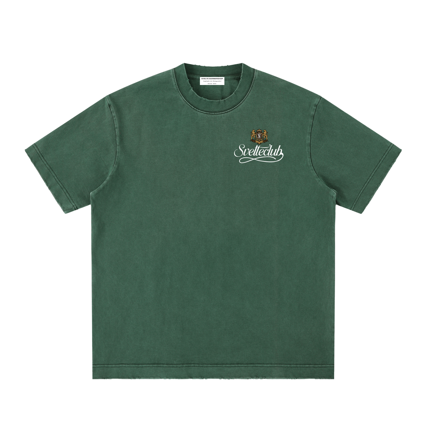 Svelte Heavyweight Vintage Washed Frayed T-Shirt