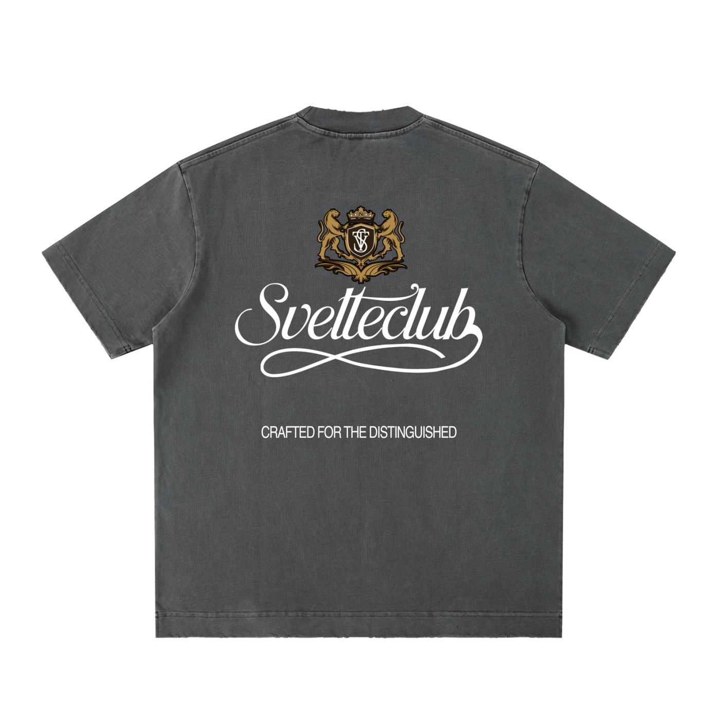 Svelte Heavyweight Vintage Washed Frayed T-Shirt