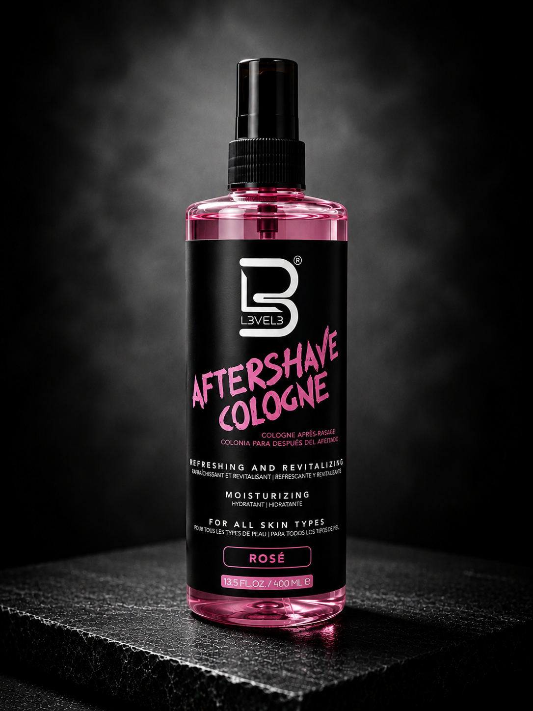 Level 3 Aftershave Rose 400ml