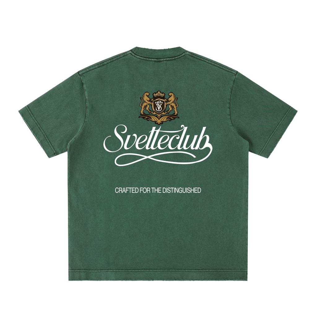 Svelte Heavyweight Vintage Washed Frayed T-Shirt