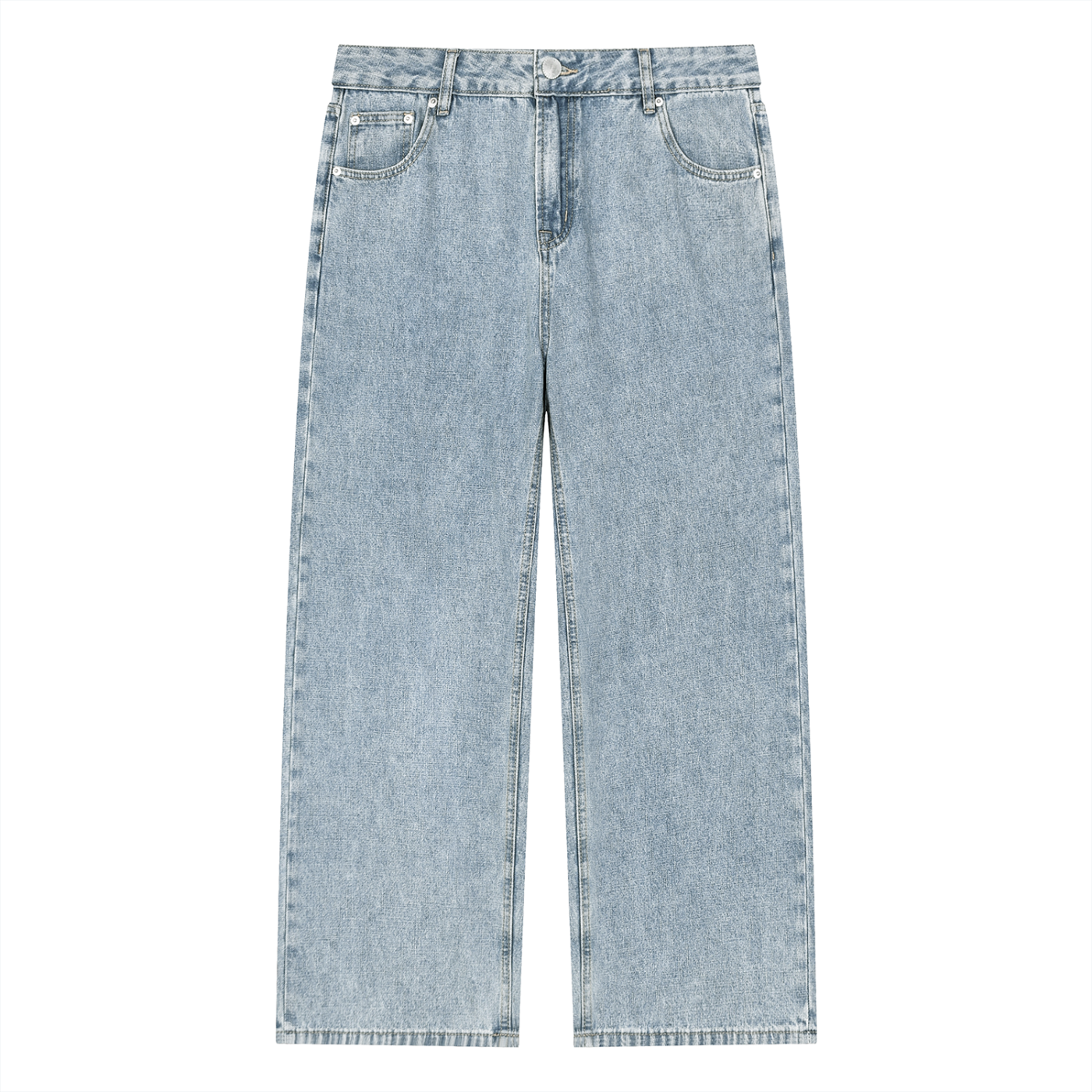 Svelte Vintage Wash Straight Leg Jeans