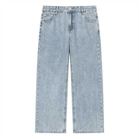 Svelte Vintage Wash Straight Leg Jeans